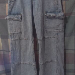 Art Class Men's Light Blue Cargo Jeans